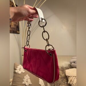Nautica Pink Chain-Handle Shoulder Bag